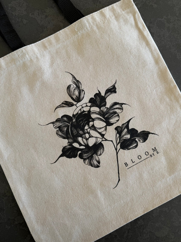 'Bloom by B' - Floral Tote